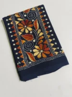 Cotton Kantha Stitch Blouse Material for Women - Image 3