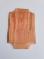 Handcrafted Wooden Serving Tray with Traditional Folk Art Fish Motif - Image 4