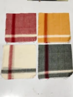 Handwoven Cotton Handkerchief Set – Traditional Striped Design