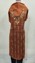 Cotton Kantha Kurti Material — Multicolor Embroidery - Image 3
