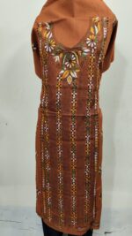 Cotton Kantha Kurti Material — Multicolor Embroidery - Image 4