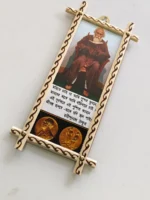 Handcrafted Wooden Wall Frame – Rabindranath Tagore Portrait & Nobel Tribute - Image 2