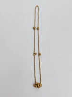 Dhokra Brass Necklace – Ornamental Ghungroo & Pendant - Image 2
