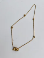 Dhokra Brass Necklace – Ornamental Ghungroo & Pendant - Image 3