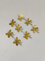 Handmade Brass Earrings Butterfly design (Quantity 4) - Image 5