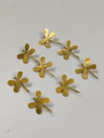 Handmade Brass Earrings Butterfly design (Quantity 4)