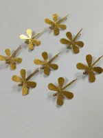 Handmade Brass Earrings Butterfly design (Quantity 4) - Image 4