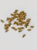 Gold‑Plated Spike‑Shaped Brass Beads - Image 4