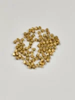 Gold Plated Faceted Spacer Beads Diamond Cut (Pack of 50) - Image 4