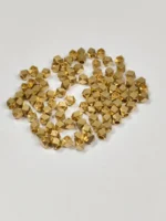 Gold Plated Faceted Spacer Beads Diamond Cut (Pack of 50) - Image 3