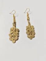 Handcrafted Dokra Brass Earrings – Elegant Tribal Ethnic Jewelry - Image 2
