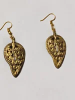 Handcrafted Dokra Brass Earrings for Women – Traditional Tribal Ethnic Jewelry