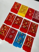 Cotton Wholesale Blouse Material kantha work (12 Piece Design Set) - Image 2