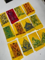Cotton Kantha Work Blouse Pieces Wholesale price ( 12 Piece ) - Image 3