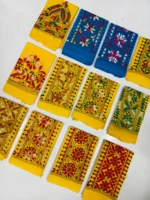 Wholesale Blouse Pieces kantha work (12 Piece Design Set) - Image 2