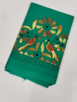 Handicraft Kantha Stitch Cotton Blouse Piece Material (1pc) - Image 3