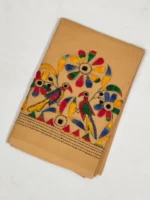 Cotton Kantha Stitch Blouse Material – Flower and bird design - Image 2
