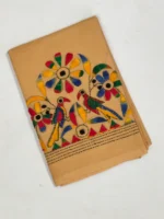 Cotton Kantha Stitch Blouse Material – Flower and bird design - Image 3