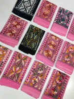 Cotton Kantha Blouse Material Wholesale Price - (12 Piece Color Design Set) - Image 2
