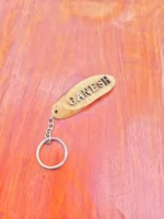 Wooden Handmade Key Ring Surname Name - Image 4