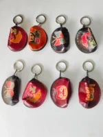 Leather key ring (8piece)