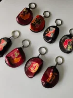 Leather key ring (8piece) - Image 2