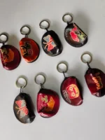 Leather key ring (8piece) - Image 3