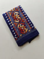Hand Embroidered Cotton Kantha Stitch Blouse Material - Image 3
