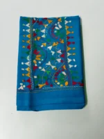 Cotton Kantha Stitch Blouse Material - Hand Embroidered