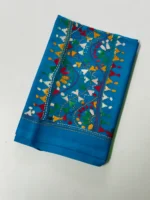 Cotton Kantha Stitch Blouse Material - Hand Embroidered - Image 2