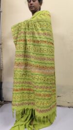 Bengal Kantha Stitch Khadi Pure Cotton Saree - For Women and girls - Image 6