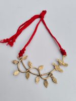 Handcrafted Dhokra Brass Necklace (Bird on a Branch) – Tribal Jewelry - Image 7