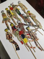 Palm Leaf Indian Puppets: Handmade Traditional Dolls, Khilona Toys - Image 2