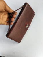 Premium Quality Genuine Leather Wallet – Brown Textured Finish