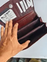 Premium Quality Genuine Leather Wallet – Brown Textured Finish - Image 7