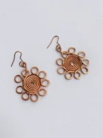 Pure Copper wire Earrings for Girls - Image 3