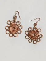 Pure Copper wire Earrings for Girls - Image 4