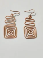 Handmade Pure Copper Earrings for Girls and women