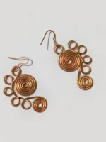 Handmade Pure Copper Earrings for Women and Girls - Image 4