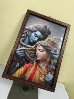 Shiva–Parvati Divine Wall Photo Frame – Decorative Spiritual Wall Art - Image 2