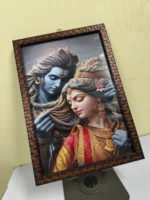 Shiva–Parvati Divine Wall Photo Frame – Decorative Spiritual Wall Art - Image 3