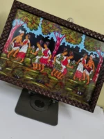 Handcrafted Wall Photo Frame – Tribal Dance Celebration - Image 2