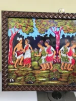 Handcrafted Wall Photo Frame – Tribal Dance Celebration - Image 4