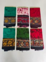 Cotton Kantha Stitch Batik Blouse Material – Combo - Image 4