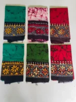 Cotton Kantha Stitch Batik Blouse Material – Combo