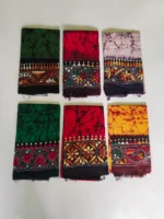 Pure 100% Cotton Kantha Stitch Hand Batik Blouse Material – Combo - Image 4