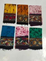Pure Cotton Kantha Stitch Hand Batik Blouse Material – Combo