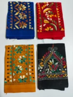 Cotton Kantha Stitch Blouse Piece (4 pieces)