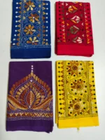 Cotton Katha Blouse Dress Material (4Piece Color Design Set)