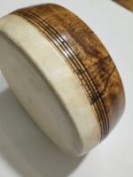 Hand Drum Percussion Dhapli – Goat Skin Cover Wooden Frame (Professional) - Image 4